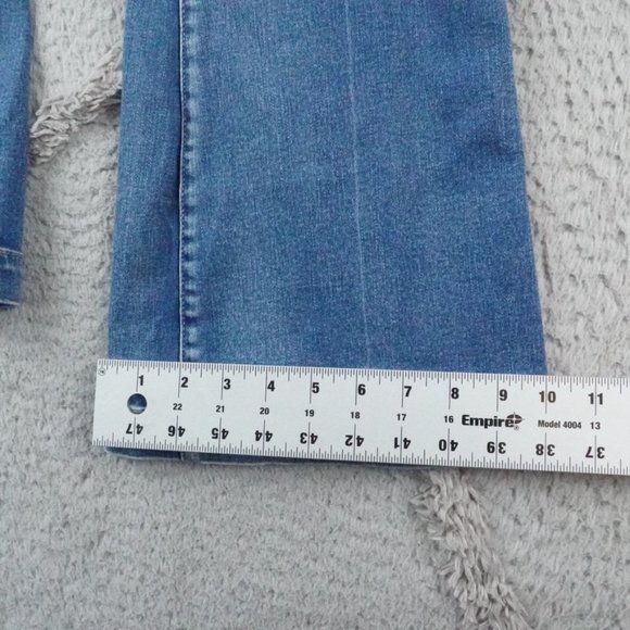 American Eagle Outfitters Super High Rise Flare Leg Jean Womens 2 Blue Denim Y2K - Picture 14 of 16